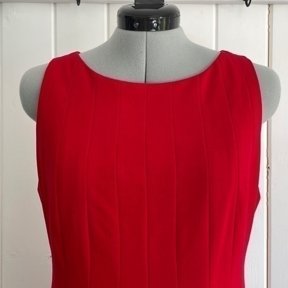 Calvin Klein Paneled Fit & Flare Sleeveless Dress - Petite